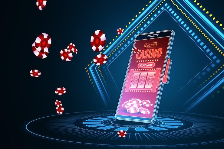 Antarmuka permainan Starburst di dapatqq dengan reel 5 kolom dan simbol wild berwarna biru